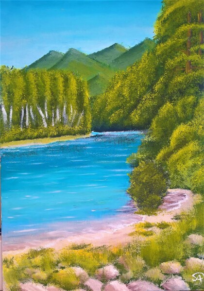 Лесное озеро