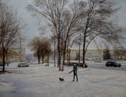 Зеленая куртка