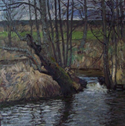 Река. Поздняя осень.