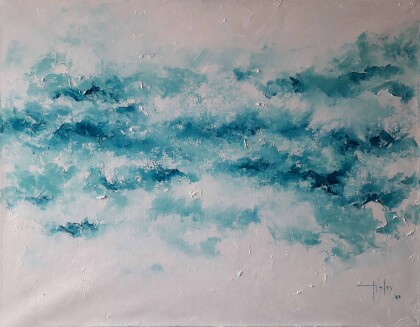 Бирюзовая абстракция