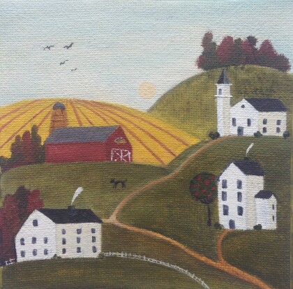 Деревенька на холмах / Hills village