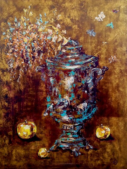 "Вокруг себя сбирал он многих..."/"Round itself it collected many..."