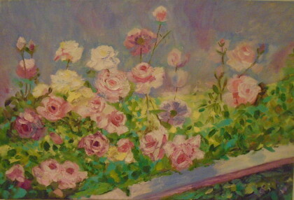 Цветы у дома