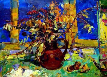 Натюрморт с каштанами