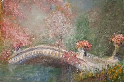 Сад после дождя