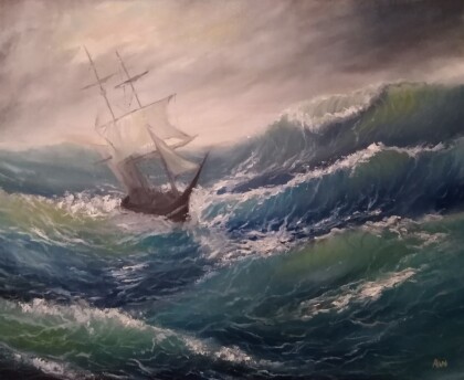 Бурное море