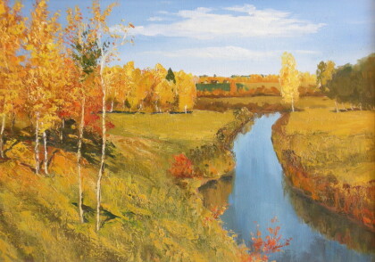 Копия "Золотая осень" И.Левитан