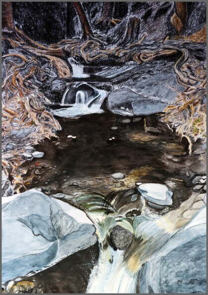 Ручей в горах.