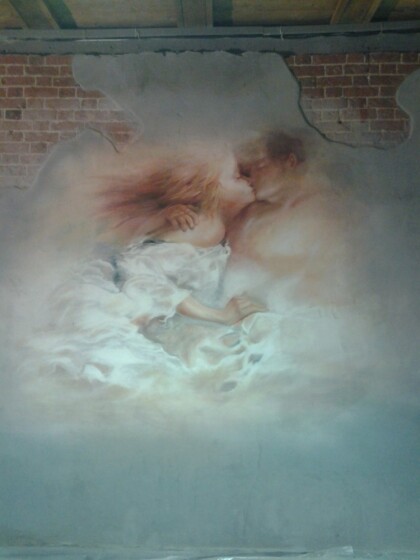 Роспись интерьера, ресторан