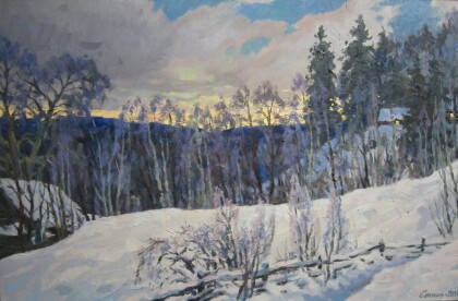 Зима. Под вечер