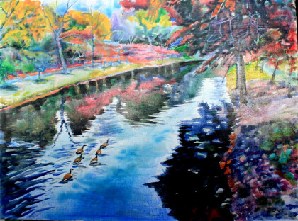 Бостонский парк.