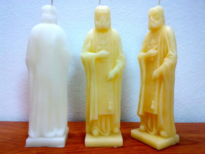 Серафим Саровский свеча статуэтка