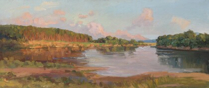 Вечером на Оке.