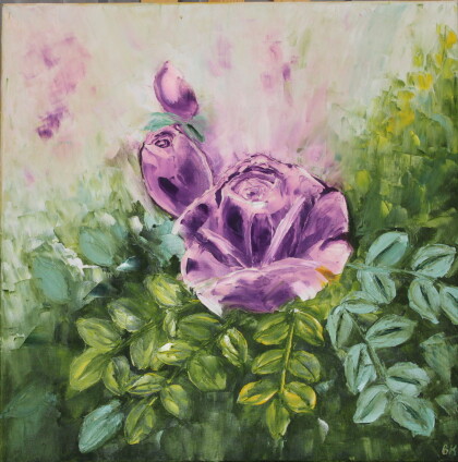 Фиолетовые розы
