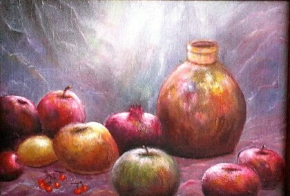 "Кувшин и фрукты"