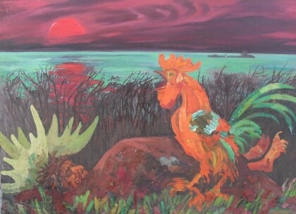 Весна, закат