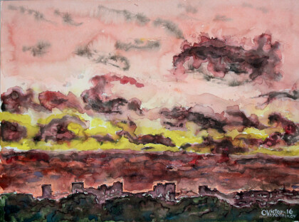 Тучи над городом.