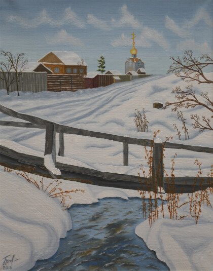 Деревенский мостик