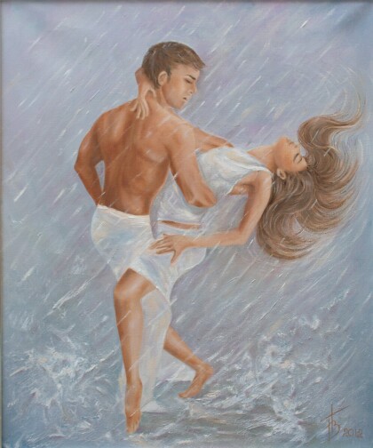 Танго под дождем.