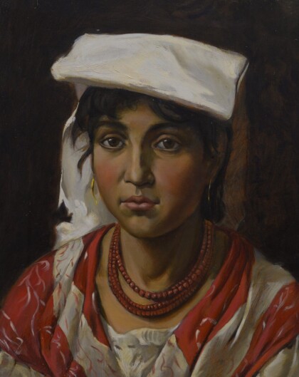 Копия  Бронникова Ф.А. «Портрет итальянской девочки»