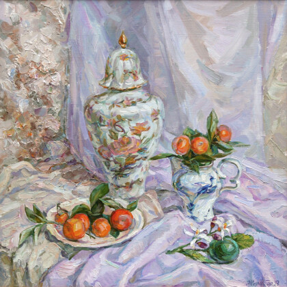 Каламондин и зелёный лимон