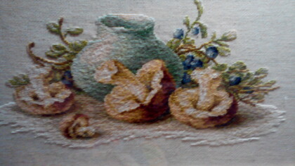 Натюрморт с грибами