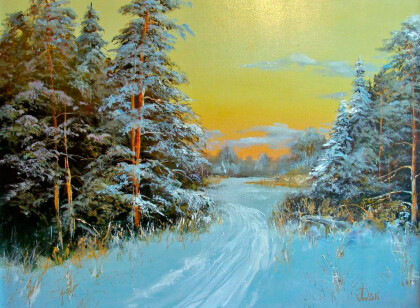 Заснеженный лес