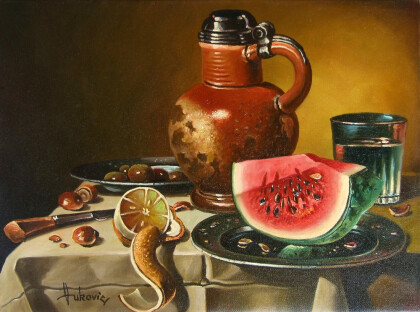 Один кусочек арбуза