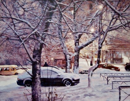 Снежное утро