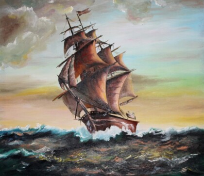 парусник и море