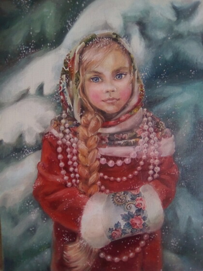 Девочка с муфтой