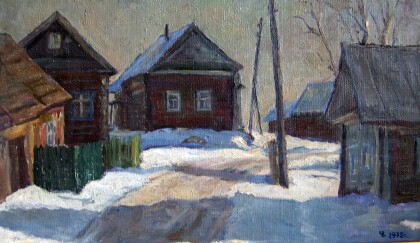 Зимние тени. Забайкалье.