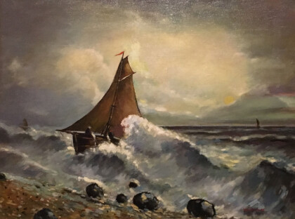 Бушующее море