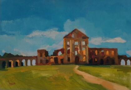 Ружаны.Развалины старого замка.