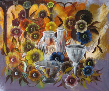 Натюрморт с ромашкой