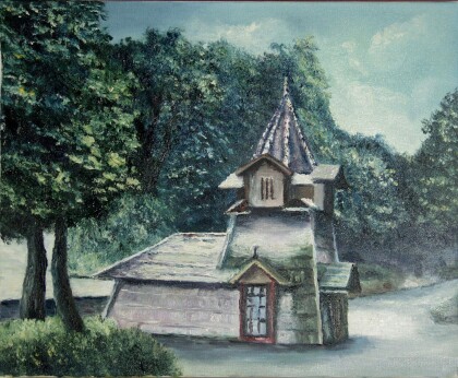 Деревянный бювет