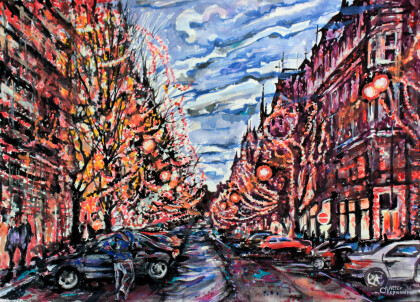 Вечерняя Прага.