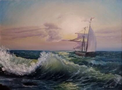 Розовый закат