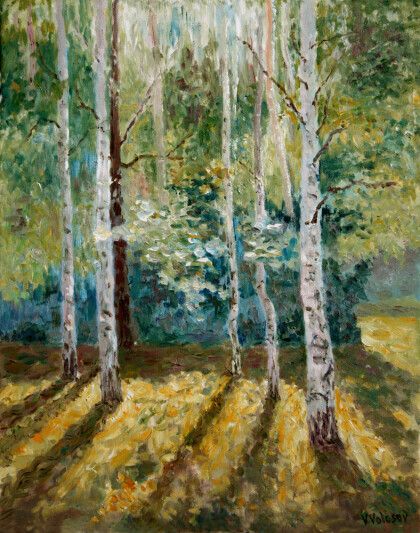 Длинные тени в лесу