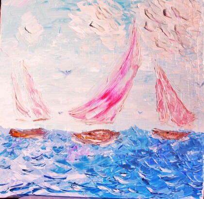 глубокое синее море