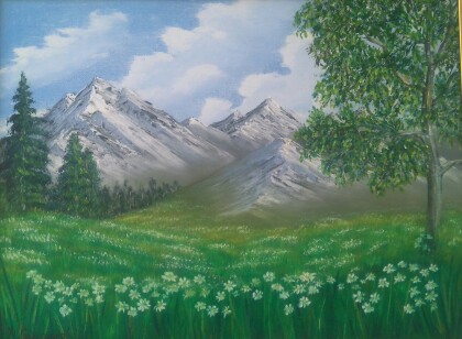 горная поляна