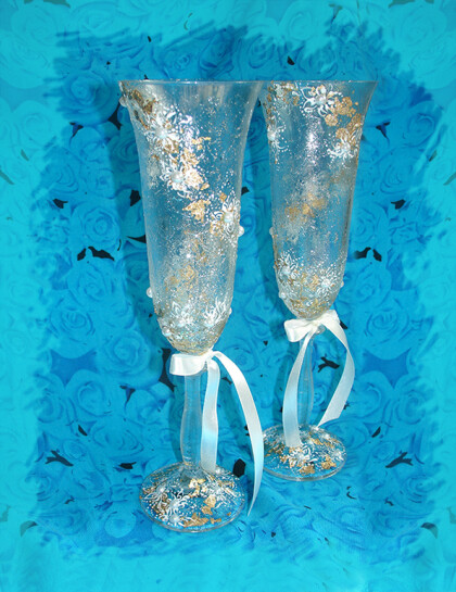 Роспись бокалов