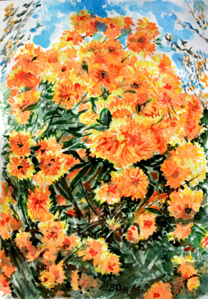 Золотые шары.