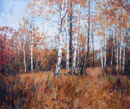 Осеннии берёзки