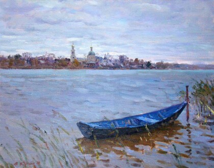 Лодка у берега.