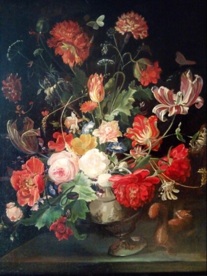 цветы в вазе