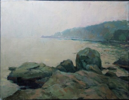 Вечер. Теплые камни.