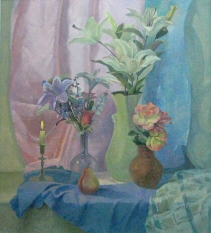 натюрморт со свечой