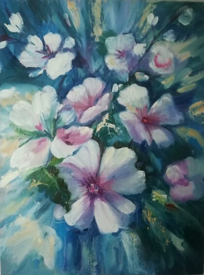 Белые цветы