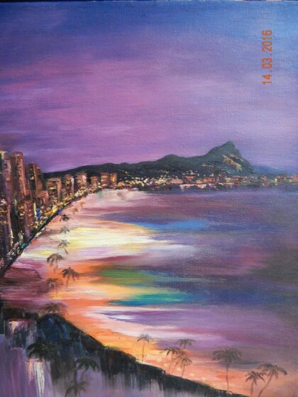 Ночной пляж